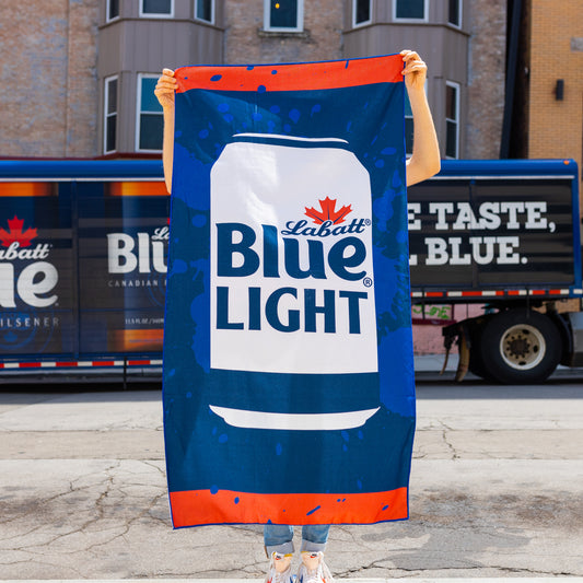 Labatt Blue Light Sublimated Beach Towel