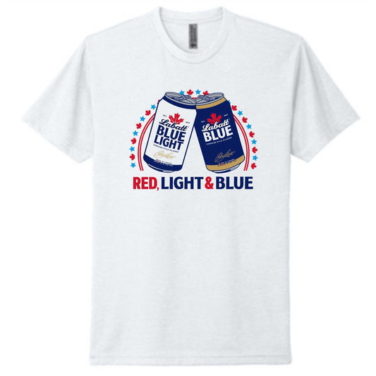 Labatt Graphic Red, Light & Blue Tee